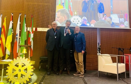 Enrique Martí (Gob. Nominado), Oriol Brutau (Gob. Electo ) y Bernat Rubió (Gob. Propuesto)